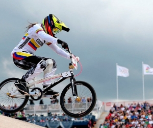 La bicampeona olímpica Mariana Pajón regresó a las pistas en Paipa.