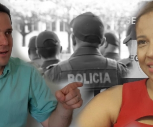 En radio se dio el debate entre Camilo George, secretario de Seguridad, y Norma Vera, secretaria de Gobierno.