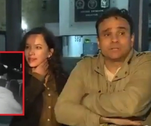 Andrea Díaz y Carlos Cárdenas, periodistas víctimas de robo.