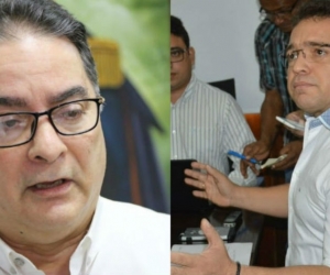 Representante a la Cámara Hernando Guida y Rafael Martínez, alcalde suspendido.