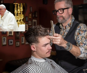 Papa le envía mensaje a los peluqueros