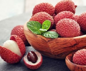 Cortesía Lichi, fruta exotica originaria de China.