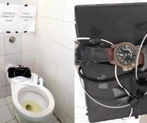 Baño de la Universidad del Atlántico en donde se centra la alerta.