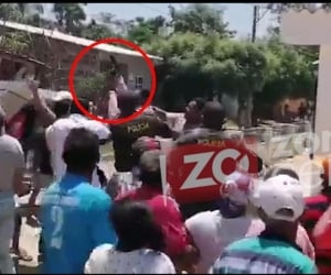 Protesta en Pedraza