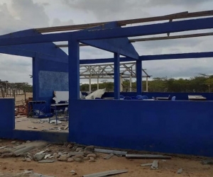 Afectaciones en la ranchería El Colorado.