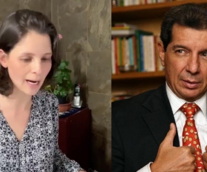 Concejala Andrea Padilla Villarraga y José Félix Lafaurie.