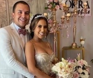 Lili Díaz y Evelio Escorcia.