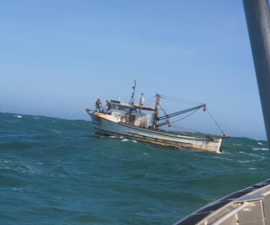 Dimar Embarcación que quedó a la deriva.