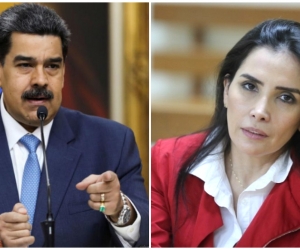 Presidente de Venezuela, Nicolás Maduro y Aida Merlano