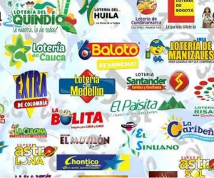Loterias en Colombia.