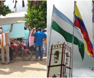 La comunidad está protestando desde el pasado viernes. 