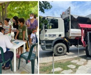 Jóvenes y adultos del barrio conocieron de cerca el sistema de aseo de Santa Marta.