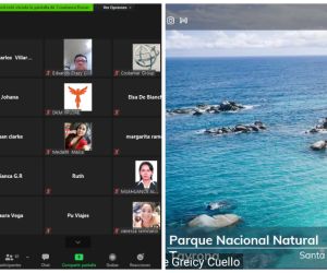 Santa Marta fue promocionada virtualmente.