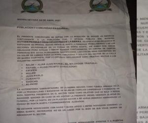 Panfleto de las ACS.
