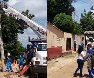 Air-e ejecutó mejoras técnicas en el barrio Monterrey de Fundación.