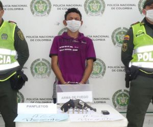 La captura se dio en la Vía Alterna 