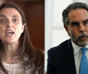 Karen Abudinen y Armando Benedetti.
