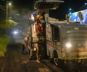 Avanza la intervención en la vía del Ziruma.