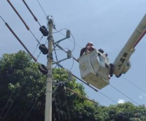 Corte programado de energía. 