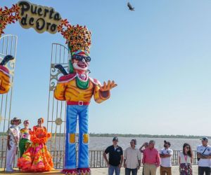 Microfiguras inspiradas en el carnaval de Barranquilla.