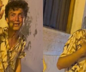 Turista que habría sido víctima de atraco en Cartagena.