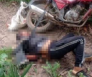Escena del crimen de Eustorgio Contreras Moya.