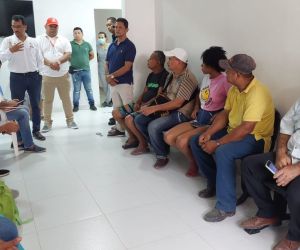 Reunión con los líderes de las Juntas de Acción Comunal del corregimiento.