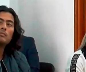 Nicolás Petro y Daysuris Vásquez durante una de las audiencias.