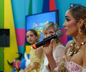 Melissa Cure, reina del Carnaval de Barranquilla.