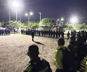 Operativo de seguridad.
