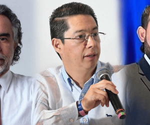 Armando Benedetti, Pedro Flórez y Germán Londoño