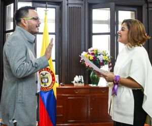 Juan Felipe Harman Ortiz en su posesión.