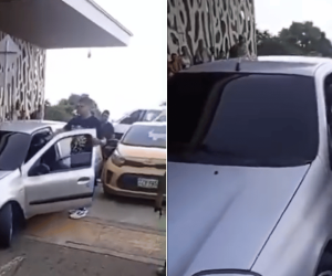 Taxistas retuvieron a conductor de InDriver en el aeropuerto Simón Bolívar