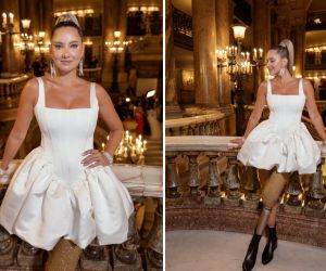 Daniela Álvarez, en la pasarela de L’Oréal.
