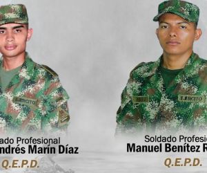 Soldados asesinados en Arauca