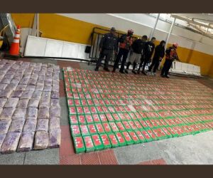 Droga incautada en La Guajira.