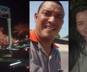 Víctimas del atentado terrorista.