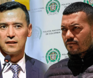 Ministro de Defensa, Pedro Sánchez Suárez / Elder José Arteaga Hernández, alias 'El Costeño'.