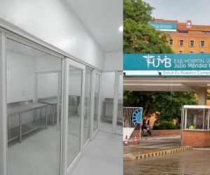 Laboratio bimolecular del Hospital, cuya adecuación sigue sin pagarse.