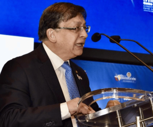 El presidente de la Corte Constitucional, Jorge Enrique Ibáñez Najar.