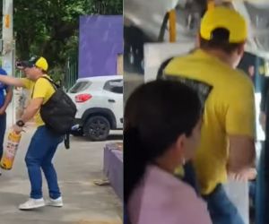 Una pasajera amenazó con lanzarse del vehículo si el conductor no se detenía
