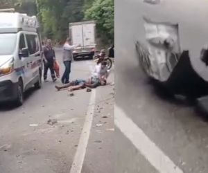 El hecho dejó daños materiales y afectaciones a los pasajeros del vehículo particular