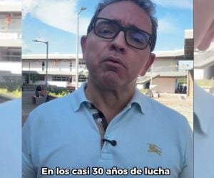 A través de un video indicó que le entregó “las banderas de la resistencia” a Ingrid Padilla, quien asumió como gobernadora encargada.