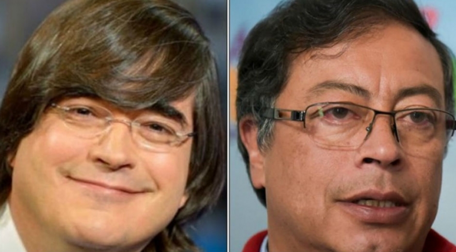 Jaime Bayly y Gustavo Petro.