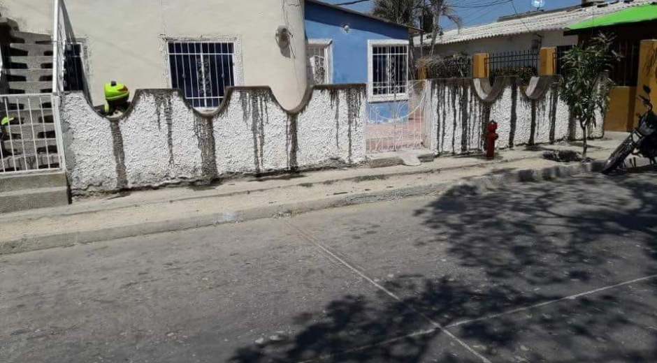 Así quedó la casa.