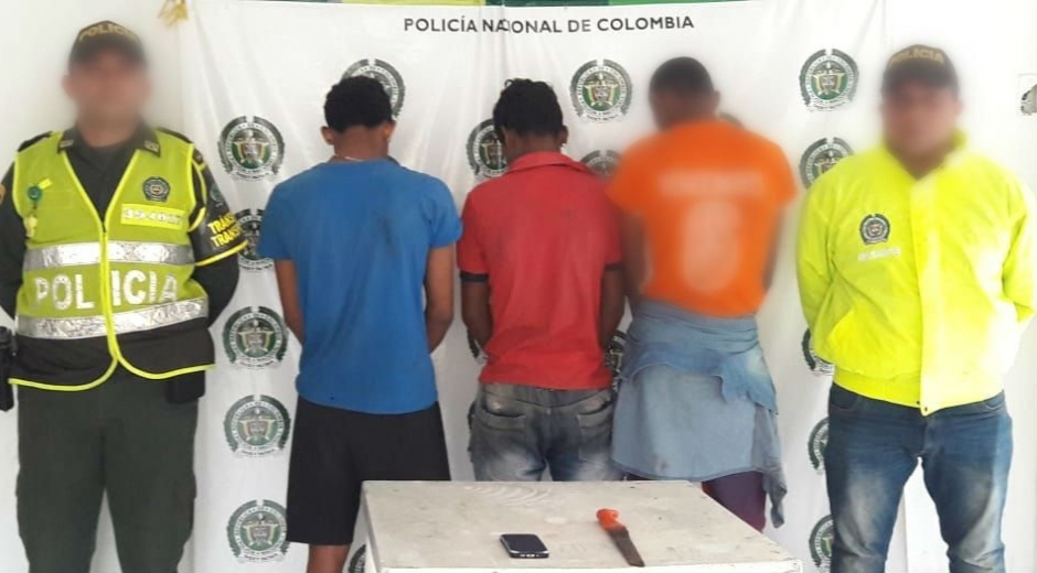 Los capturados tenían entre 16 y 17 años.