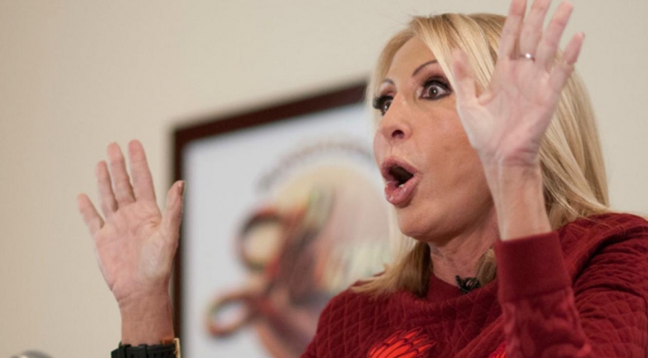  La presentadora de televisión Laura Bozzo. 