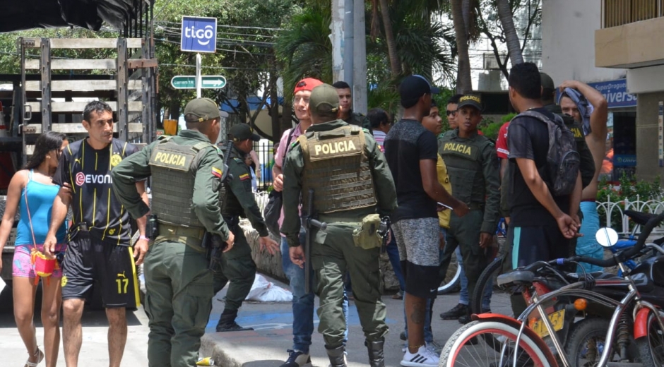 Los hinchas de Millonarios protagonizaron disturbios en El Rodadero el pasado 1 de junio.
