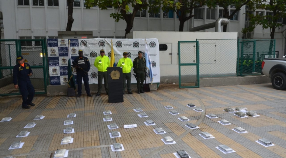 El decomiso de la droga se llevó a cabo en un hotel de la capital del Magdalena.