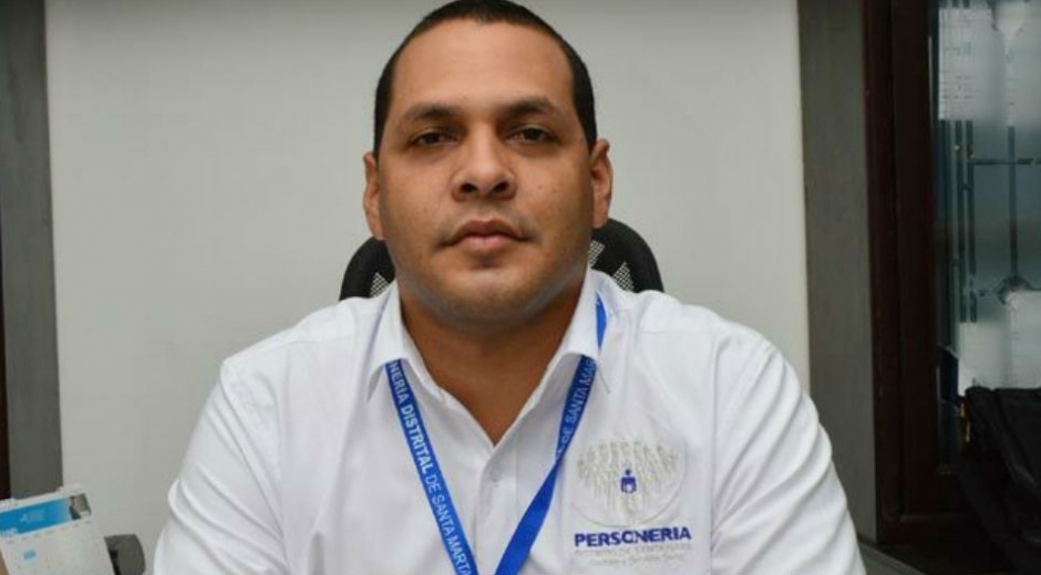 Archivo Chadán Rosado, actual personero de Santa Marta